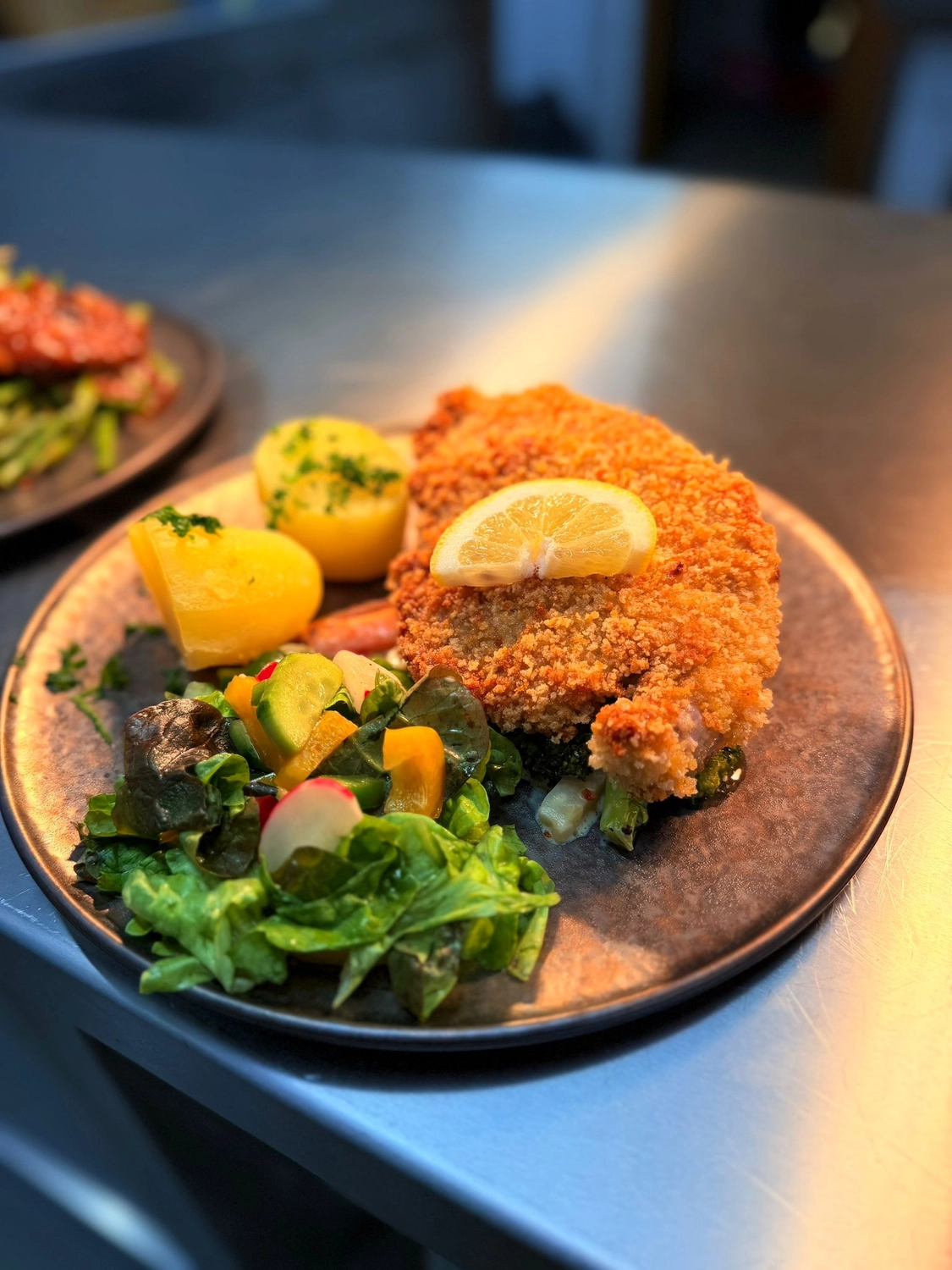 Königliche Schlossgastronomie - Schnitzel nach Schlossart